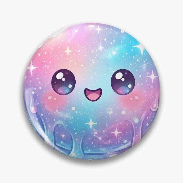 Item preview, Needoh Cute Galaxy Slime Sticker | Kawaii Pastel Jelly Character | Sparkly Cosmic Blob Aesthetic designed and sold by Bhaskar Digital Art.