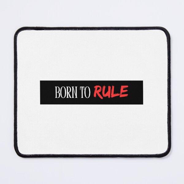 Item preview, BORN TO RULE printed T-SHIRT designed and sold by Raza-prints.