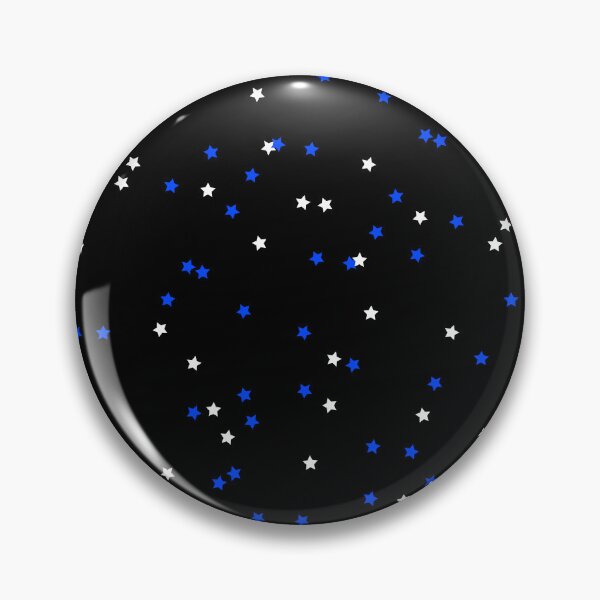 Item preview, blue and white stars designed and sold by wittyart.