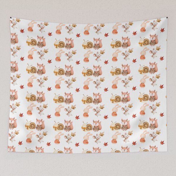 Item preview, Cute Watercolor Autumn Animals Sticker Pack Cozy Fall Woodland designed and sold by Art IN Pack.