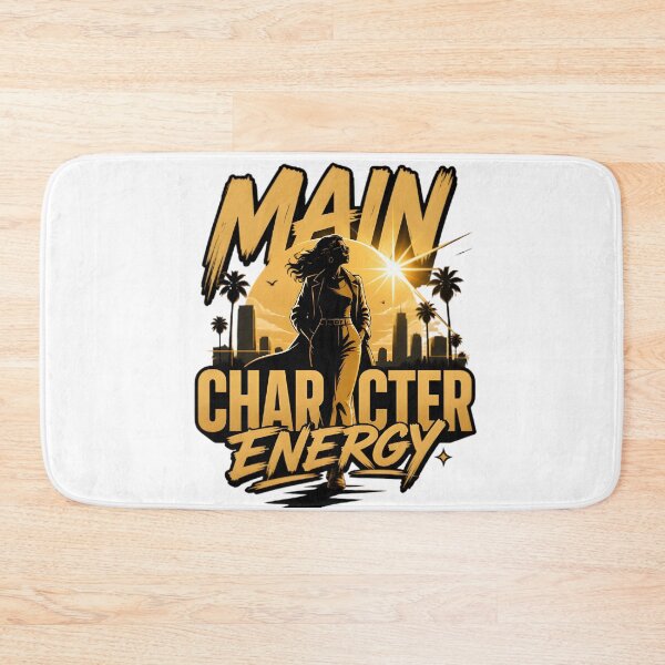 Item preview, Main Character Energy — Aesthetic Quote Sticker T-Shirt designed and sold by tommysworks.