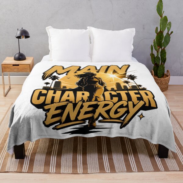 Item preview, Main Character Energy — Aesthetic Quote Sticker T-Shirt designed and sold by tommysworks.