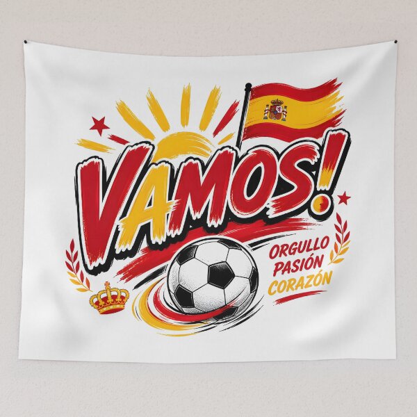Item preview, spain soccer, spain team merchandise, spain national team, spain football designed and sold by TrueArtVibes.