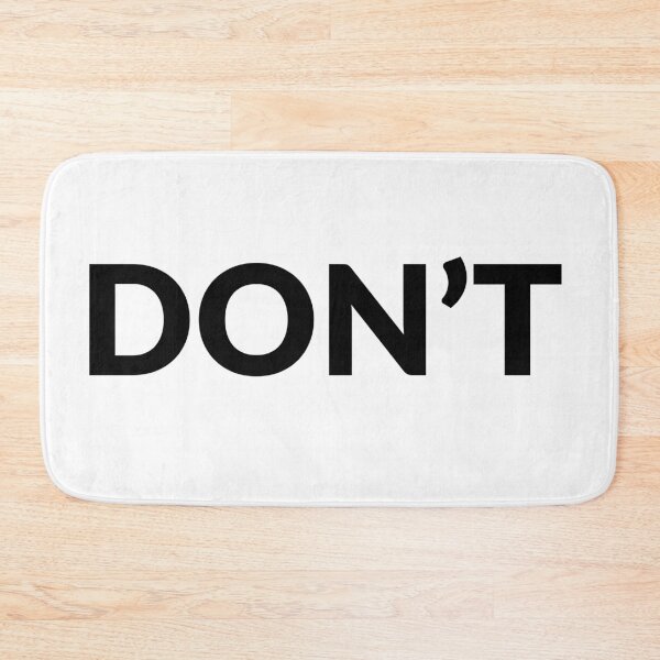Item preview, Don’t  designed and sold by Echo Aesthetics.