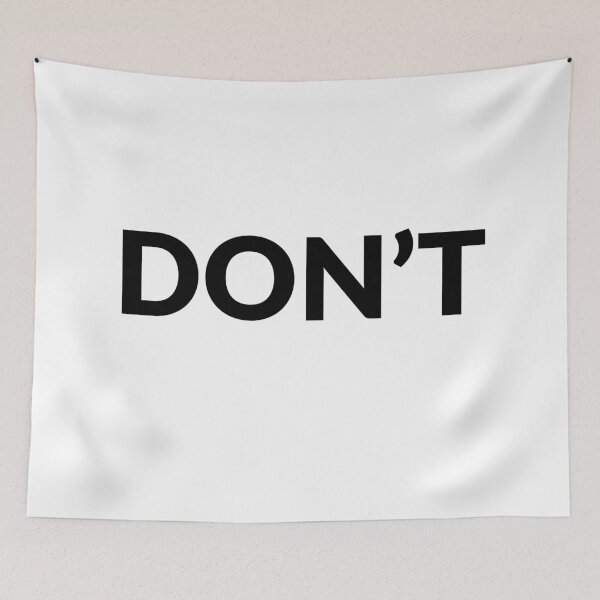 Item preview, Don’t  designed and sold by Echo Aesthetics.