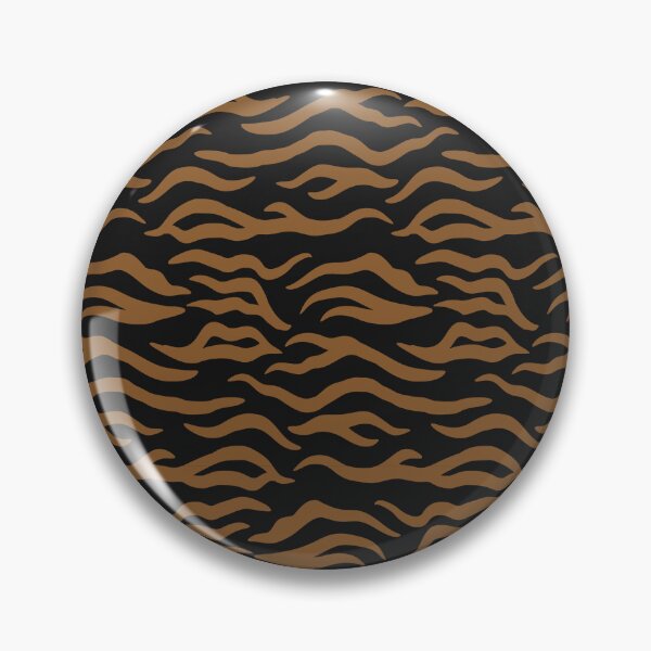 Item preview, Black And Bronze Tiger Print Pattern designed and sold by pattern-archive.