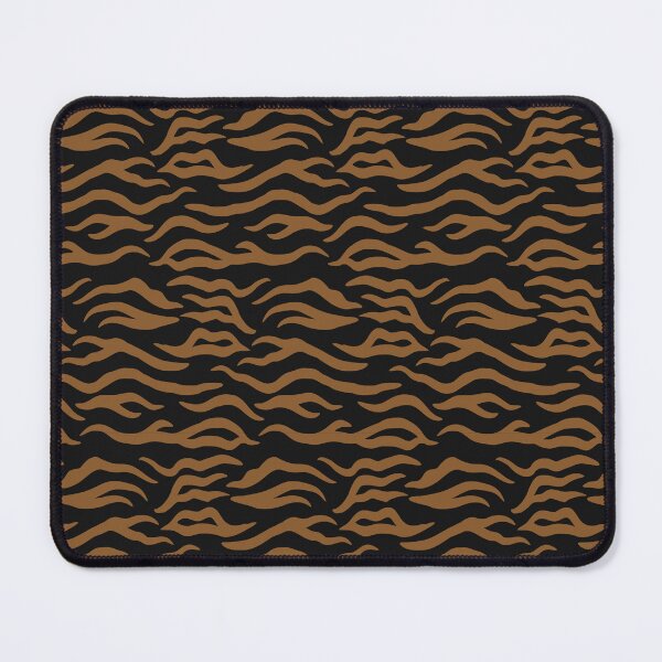 Item preview, Black And Bronze Tiger Print Pattern designed and sold by pattern-archive.