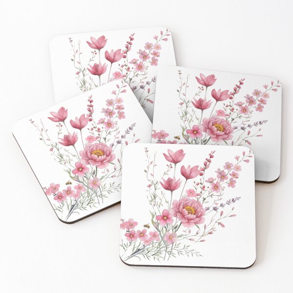 Item preview, Pink flowers designed and sold by YBY1981.