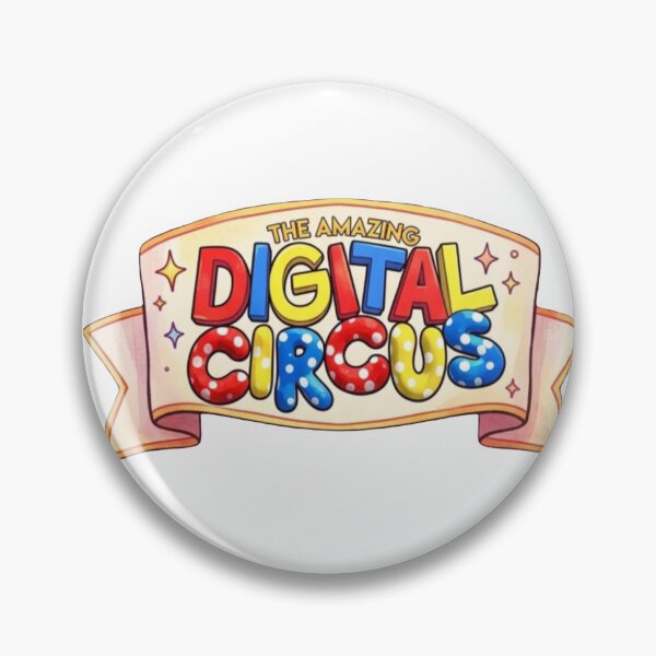 Item preview, The Amazing Digital Circus Whimsical Logo Emblem designed and sold by 7Royal.