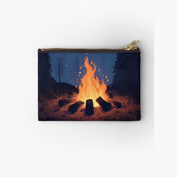 Item preview, Campfire Under Starry Forest Night designed and sold by Evergreen Horizon Works.
