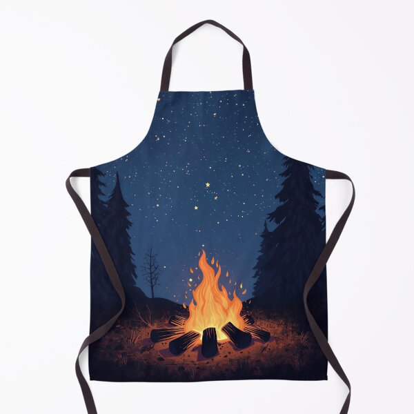Item preview, Campfire Under Starry Forest Night designed and sold by Evergreen Horizon Works.