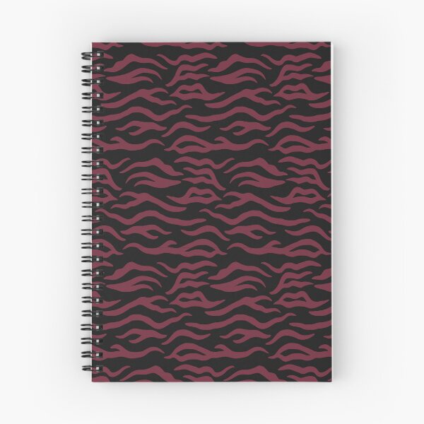 Item preview, Black and Burgundy tiger print designed and sold by pattern-archive.