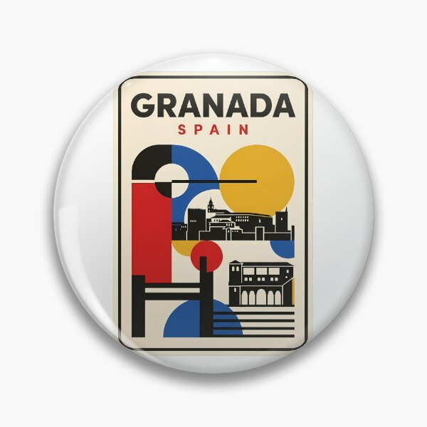 Item preview, Granada Spain Alhambra Abstract Geometric Travel Art designed and sold by k3rstman1.
