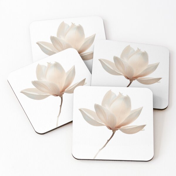 Item preview, Ivory Magnolia Bloom | Elegant Minimalist Botanical Flower Art designed and sold by Shanker-studio.