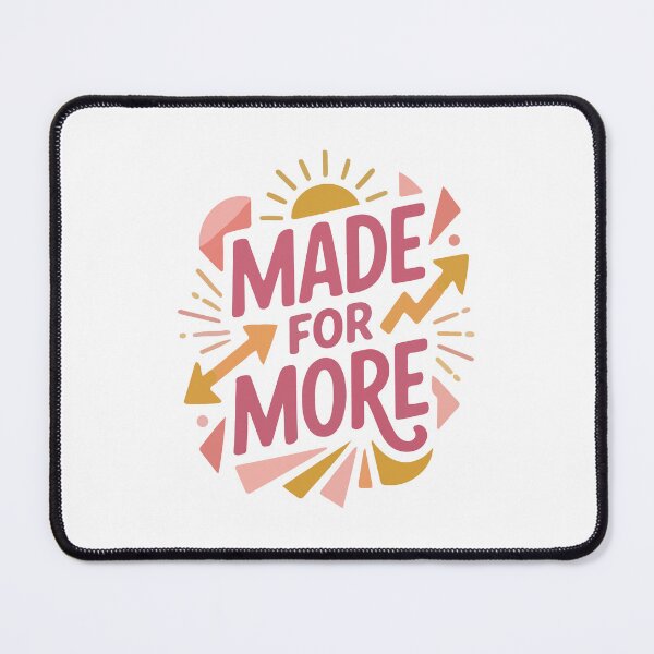 Item preview, Made For More Motivational Christian Quote designed and sold by stylishdzign.