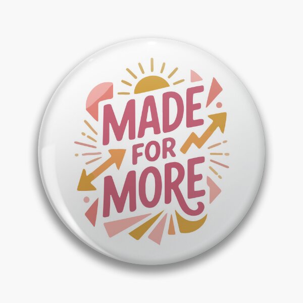Item preview, Made For More Motivational Christian Quote designed and sold by stylishdzign.