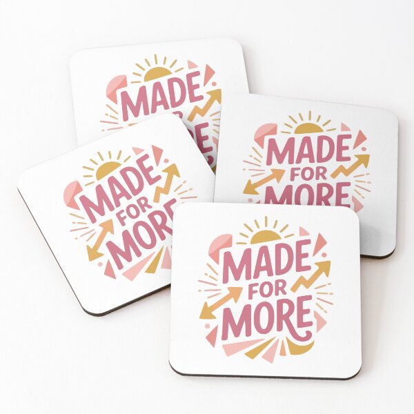 Item preview, Made For More Motivational Christian Quote designed and sold by stylishdzign.