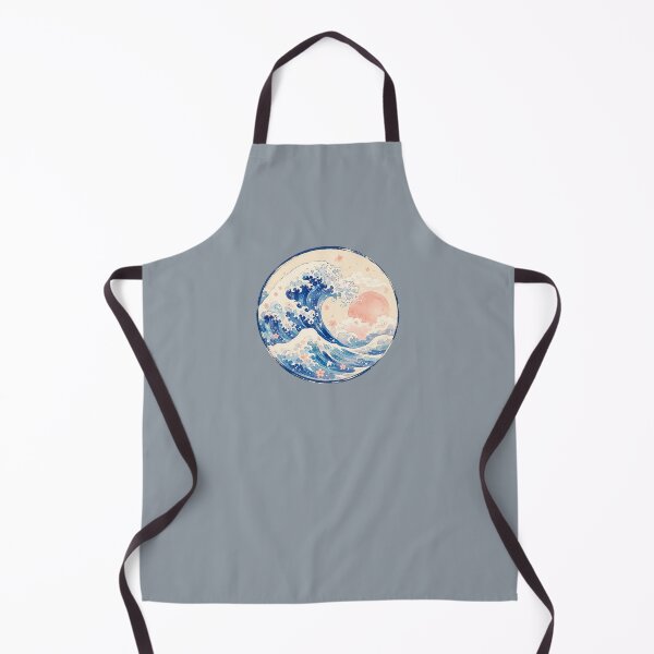 Item preview, Cute Ukiyo-e Ocean Wave Circle designed and sold by NeoSakura.