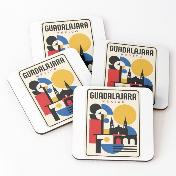 Item preview, Guadalajara Mexico Retro Geometric Travel Poster designed and sold by k3rstman1.