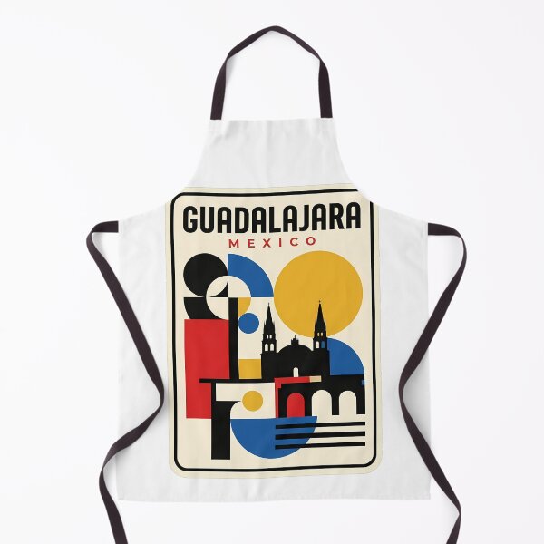 Item preview, Guadalajara Mexico Retro Geometric Travel Poster designed and sold by k3rstman1.