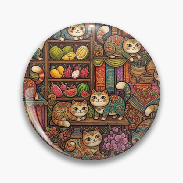 Item preview, Enchanted Cat Market designed and sold by Iampoji.