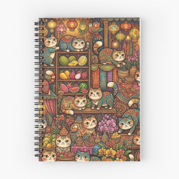 Item preview, Enchanted Cat Market designed and sold by Iampoji.