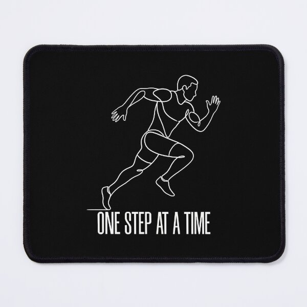 Item preview, One Step at a Time | Running Motivation Design designed and sold by Xatutik.art.