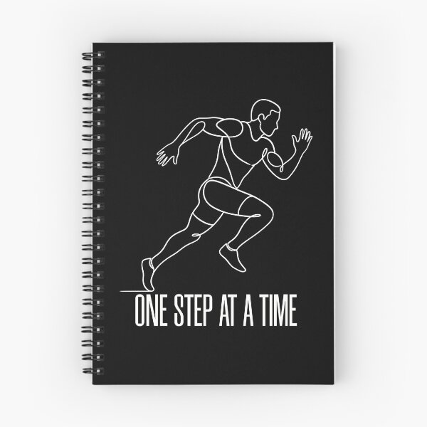 Item preview, One Step at a Time | Running Motivation Design designed and sold by Xatutik.art.