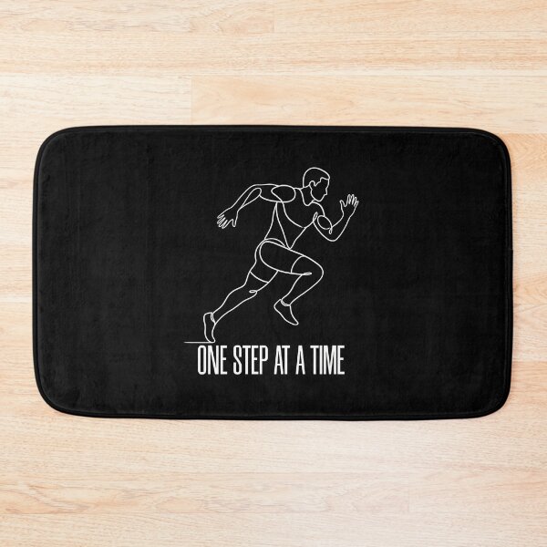 Item preview, One Step at a Time | Running Motivation Design designed and sold by Xatutik.art.