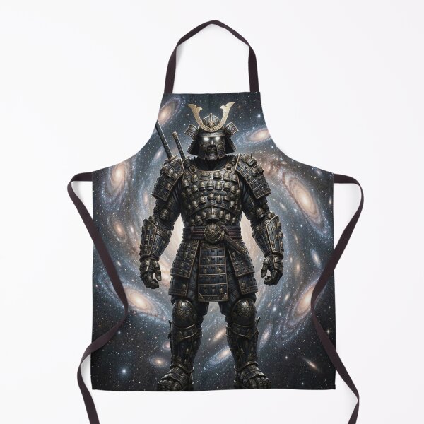 Item preview, Samurai Warrior made of tiny robots on an alien planet in dark sci-fi concept art designed and sold by FotoworldEdel.
