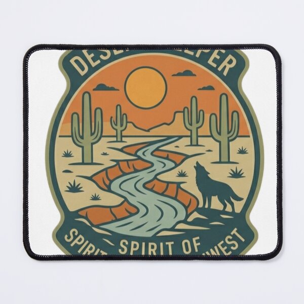 Item preview, Desert Keeper Spirit of the Southwest Vintage Badge designed and sold by QUIRKFITs.