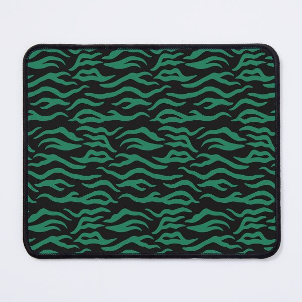 Item preview, Black and Green tiger print designed and sold by pattern-archive.
