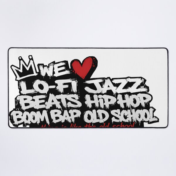 Item preview, WE LOVE LO-FI 8 – Old School Hip Hop Streetwear Design designed and sold by Salimgor Hangaround Music.