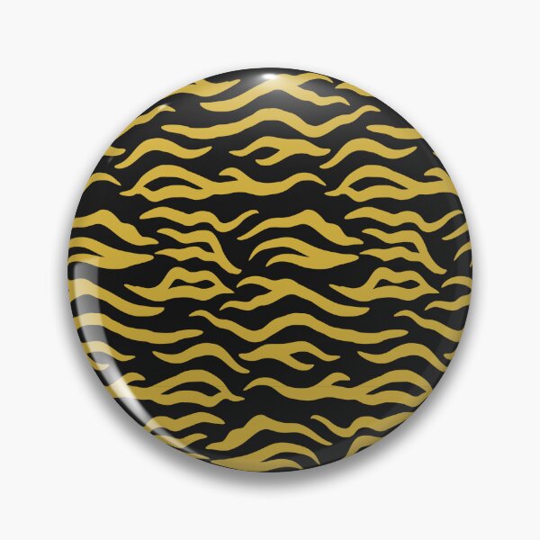 Item preview, Black and Gold tiger print designed and sold by pattern-archive.