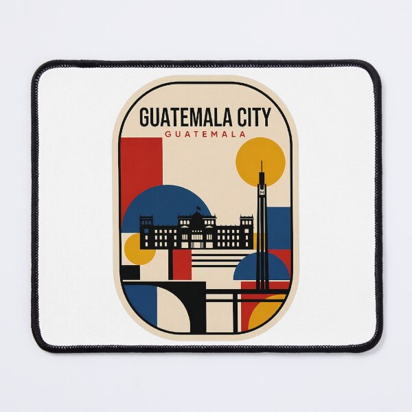 Item preview, Guatemala City Geometric Skyline Retro Travel Souvenir designed and sold by k3rstman1.