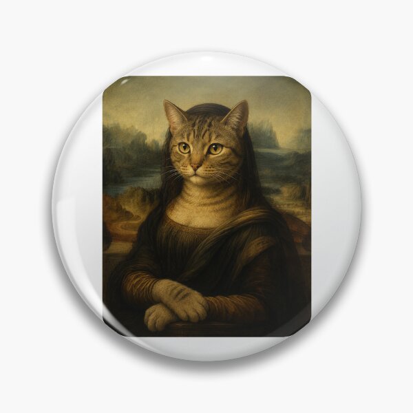 Item preview, Meowna Lisa designed and sold by FyreHorse Designs.