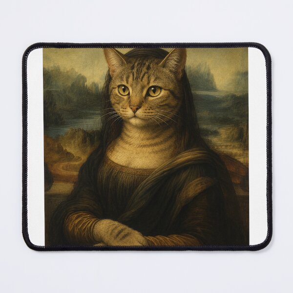 Item preview, Meowna Lisa designed and sold by FyreHorse Designs.