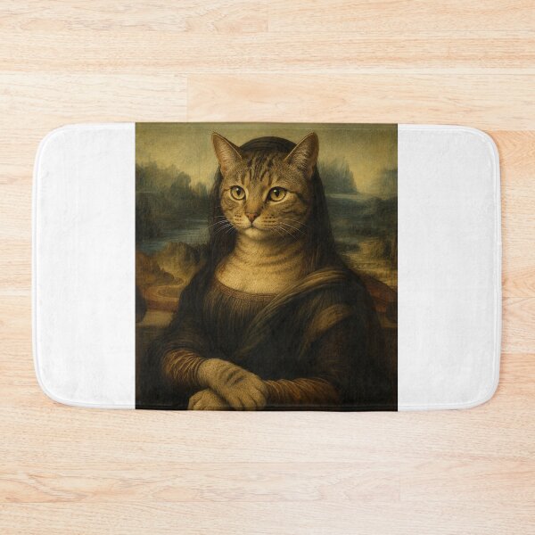 Item preview, Meowna Lisa designed and sold by FyreHorse Designs.