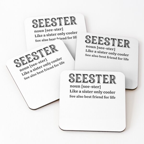 Item preview, Funny Seester Definition Sister Best Friend designed and sold by elderberry.