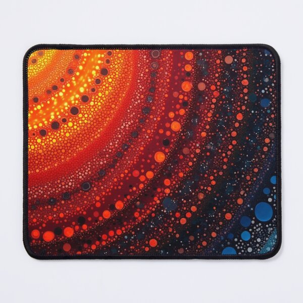 Item preview, Aboriginal Inspired Dot Art - Eruption of Underwater Ocean Lava designed and sold by GrinGalore.