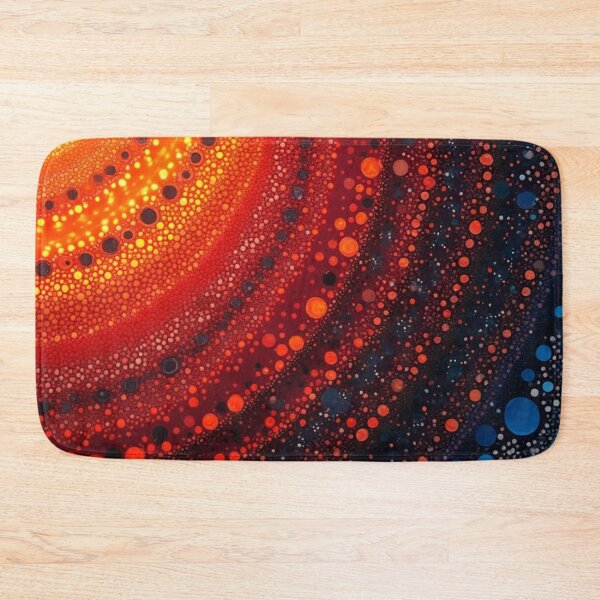 Item preview, Aboriginal Inspired Dot Art - Eruption of Underwater Ocean Lava designed and sold by GrinGalore.