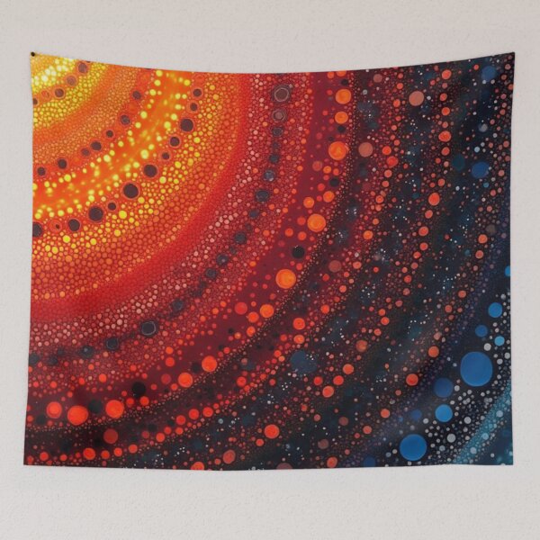 Item preview, Aboriginal Inspired Dot Art - Eruption of Underwater Ocean Lava designed and sold by GrinGalore.