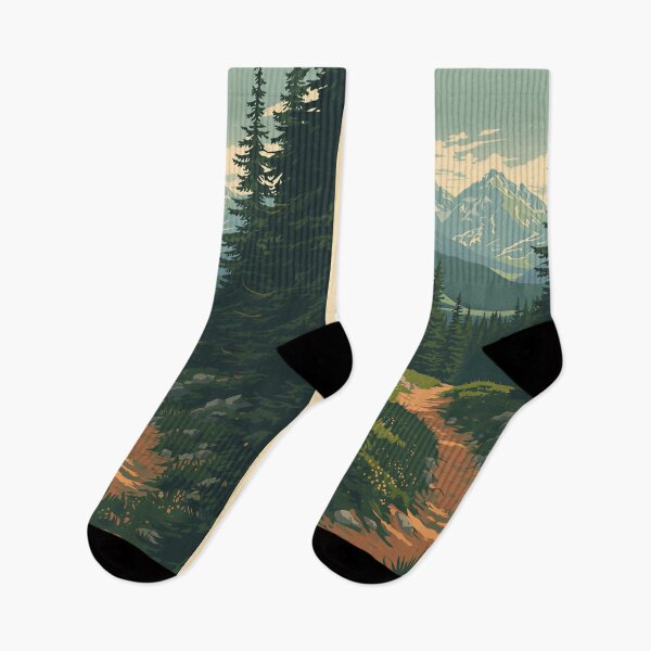 Item preview, Forest Trail Through Mountain Wilderness designed and sold by Evergreen Horizon Works.