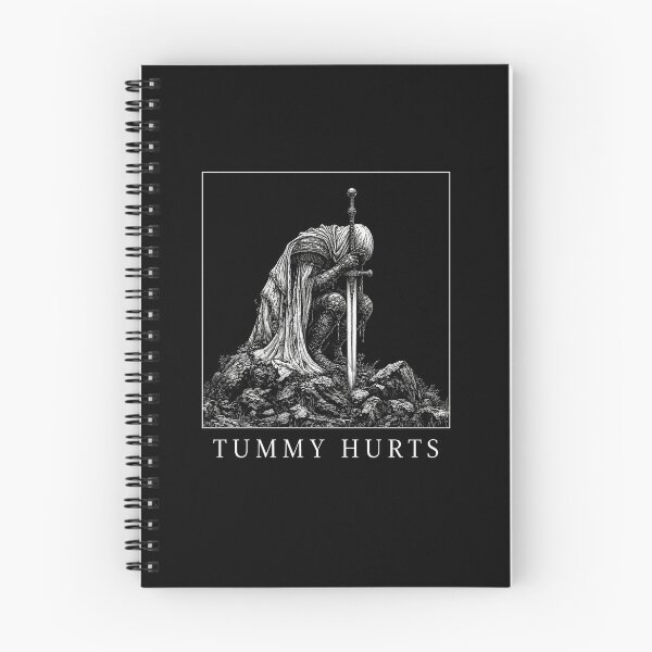 Item preview, Funny Tummy Hurts Medieval Knight Funny Fantasy Humor Art designed and sold by elderberry.
