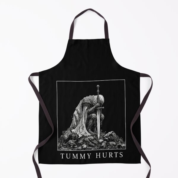 Item preview, Funny Tummy Hurts Medieval Knight Funny Fantasy Humor Art designed and sold by elderberry.