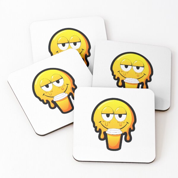 Item preview, Melting Smiley Holding Coffee – designed and sold by inkfusionhub99.