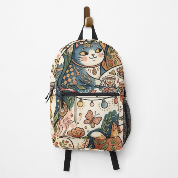 Item preview, Cozy Tea Time Cats designed and sold by Iampoji.