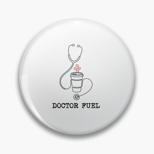 Item preview, Funny Doctor Fuel Coffee Stethoscope Registered Physician Gift T-Shirt designed and sold by Osmose-Studio ⭐⭐⭐⭐⭐.