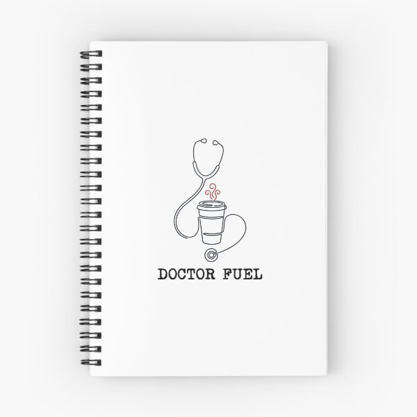 Item preview, Funny Doctor Fuel Coffee Stethoscope Registered Physician Gift T-Shirt designed and sold by Osmose-Studio ⭐⭐⭐⭐⭐.