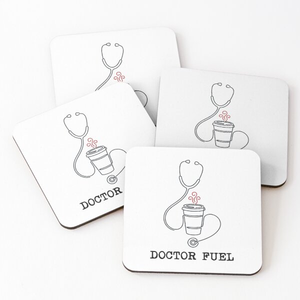 Item preview, Funny Doctor Fuel Coffee Stethoscope Registered Physician Gift T-Shirt designed and sold by Osmose-Studio.